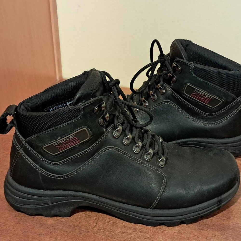Rockport Men's Black Leather Boots